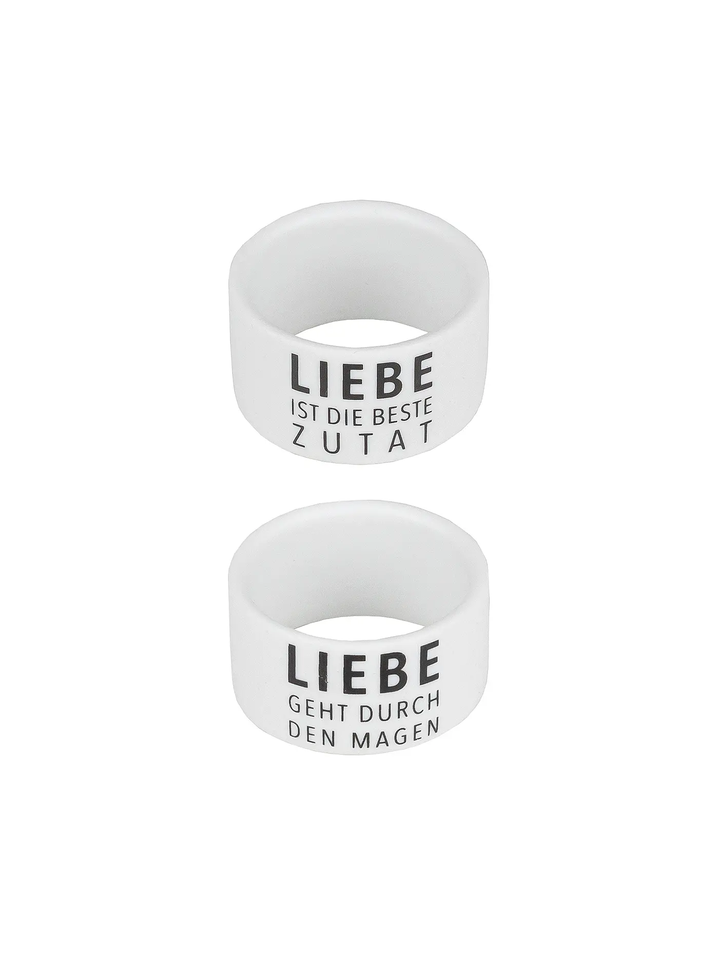 RAEDER | Serviettenring 2er Set Liebe | 